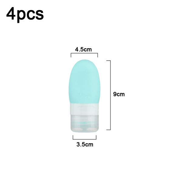 4 stk Silica gel sub-tapping, bærbar kosmetisk sub-tapping
