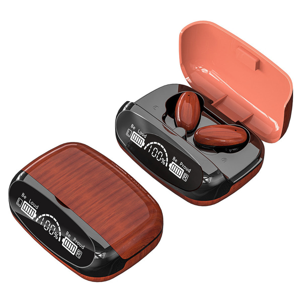 Trådløse Bluetooth-ørepropper | Trådløse Vintage Wood Bluetooth
