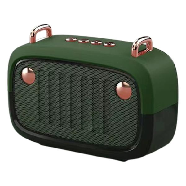 Bluetooth-högtalare, trådlös vintage-högtalare, utomhus trådlös bärbar Bluetooth-högtalare