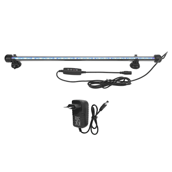 Akvariebelysning Vanntett Akvarielys med LED-lys 3 Moduser Dimbar 100‑240VEU Plugg 48CM