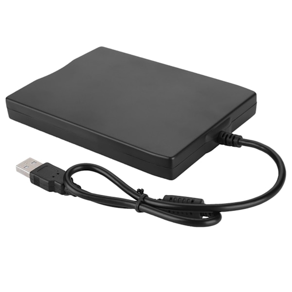 1,44M neutraali USB-ulkoinen kannettava levykeasema levyke FDD yleiseen käyttöön musta