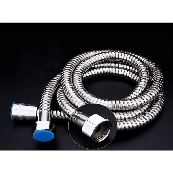 Duschsslang 2M Universal, Rostfritt Stål Flexibel Krom Duschsslang Anti-Explosion, Anti-Twist och Anti-Korrosion