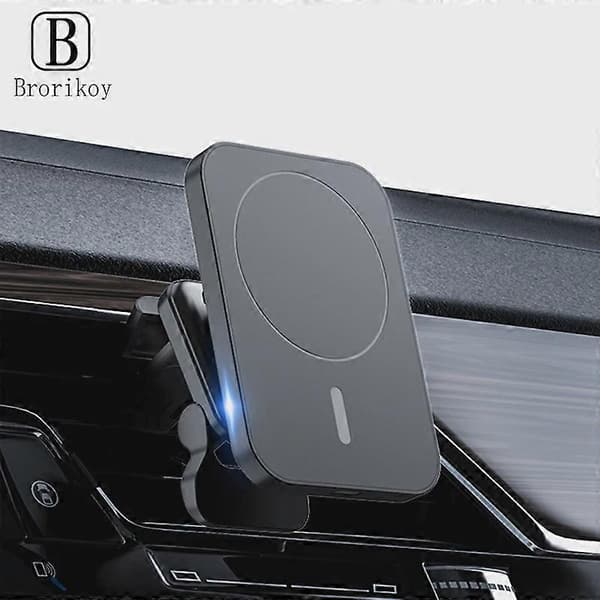 15W rask magnetisk trådløs billader luftventil telefonholder for iPhone 12 13 14 Pro Max