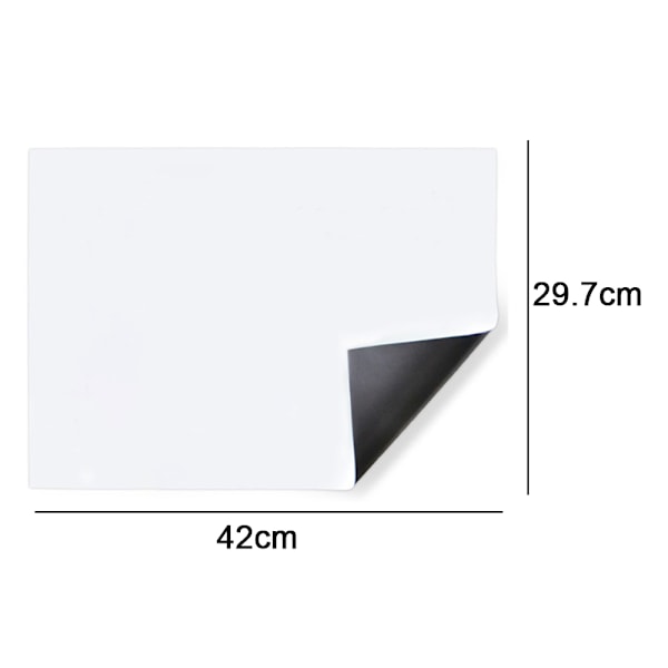 Magnetisk whiteboard, magnetisk tavleark