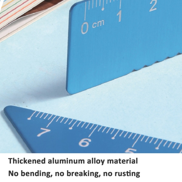 Geometriuppsättning med tjock hållbar rak linjal 15 cm,  Statione