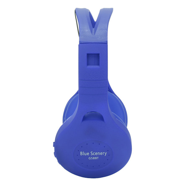 G58 Hodemontert Bluetooth-headset Bluetooth 5.0 Stereo Bluetooth-headset for Sportsbruk (Blå)