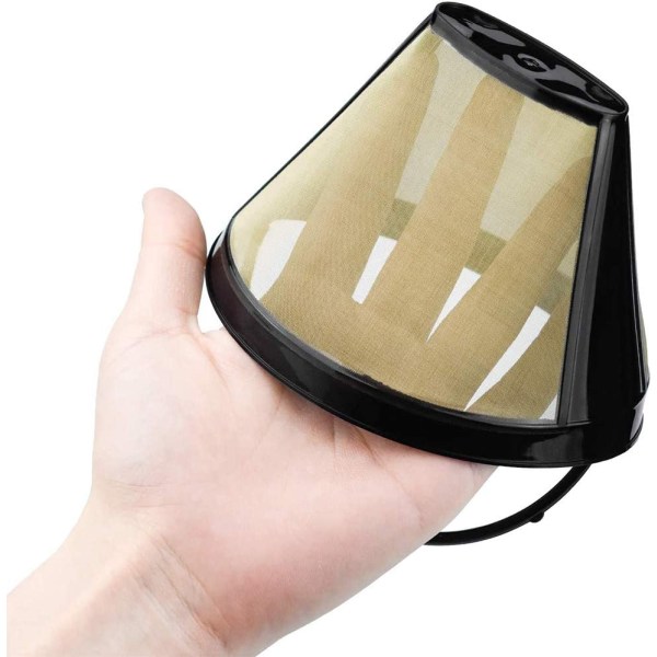2 st återanvändbara kaffefilter, filter i nät