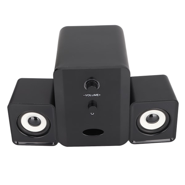 USB-drivna skrivbordshögtalare Datorhögtalare med subwoofer för PC Laptop Tablet DesktopDazzle Version Svart