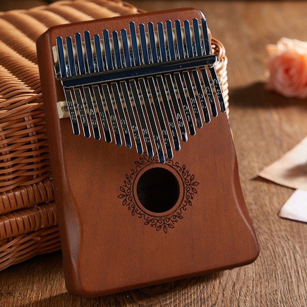 Kalimba Thumb Piano 17 tangenter, bærbare Mbira Finger Piano Gaver