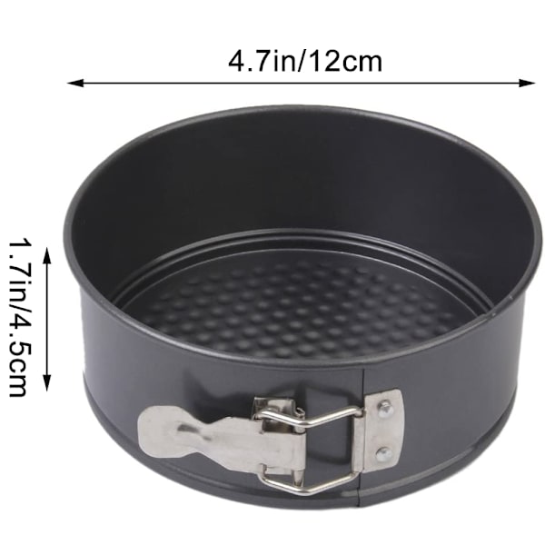 Non-stick Springform Pan，Leakproof Cake Pan  med platt botten