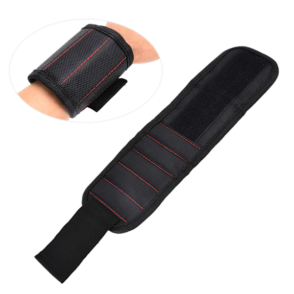 Skruv- och spikhållare för gör-det-själv-projekt, magnetiskt armband med praktisk förvaring, omfattande design för alla yrken, perfekt present till hantverkare