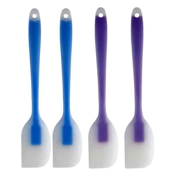Silikonespatler, til nonstick madlavning og bagning, 4 silikone