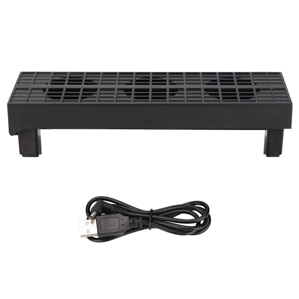 Auto Cooling Fan 3 Porte Multifunktionel Intelligent Temperaturstyringsventilator til PS4 Slim