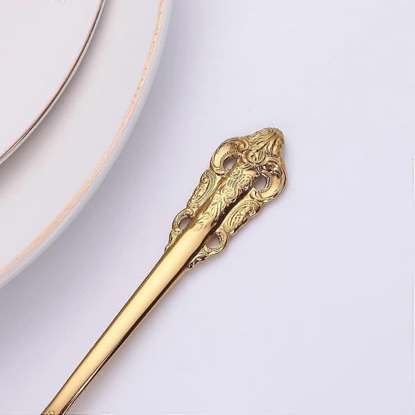 2-delt sovseske i guld af rustfrit stål, 1 oz. serveringsske, stor buffet- og køkkenske