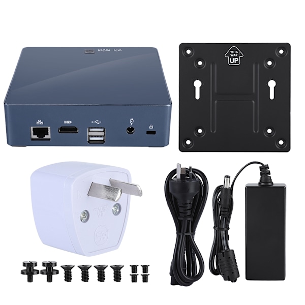Högpresterande Mini PC för Win10 / intel i5 8250U Quad Core 100-240V 8+256GB SSD AU