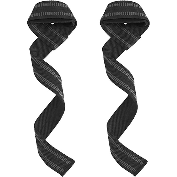 Draghjälp styrketräning lyftremmar, handledsbandage draghjälp (vadderade) för styrketräning, bodybuilding, fitness - marklyftremmar -