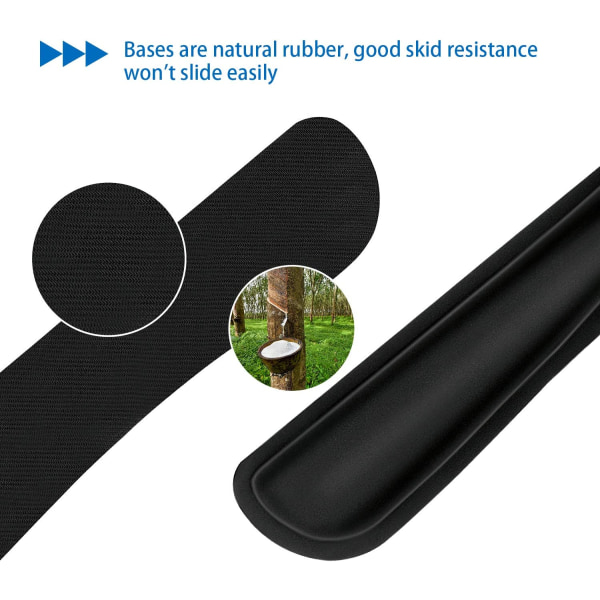 2-pack, svart handledsstöd, handledsstöd för tangentbord, minnesskum