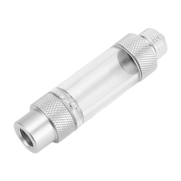 CO2 Boble Tæller Forhindre Tilbagevenden Nøjagtig Tælling Aluminium Legering Akvarium CO2 Regulator til Fisketanke Enkelt Hoved 80 X 20mm/3.14 X 0.79in