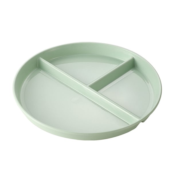 HOME Portion Control Plate, Återanvändbar plastdelad tallrik med