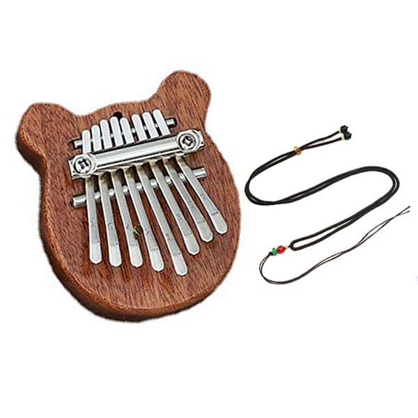 8 Nøgle Mini Kalimba udsøgt Finger Tommelfinger Klaver Marimba Musikalsk