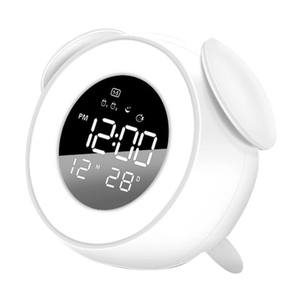 Musik LED vækkeur ambiente lys, LED wake up lys ur
