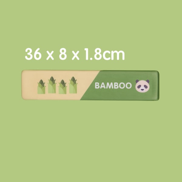 Handledsstöd för tangentbord, halkfri, bambupanda