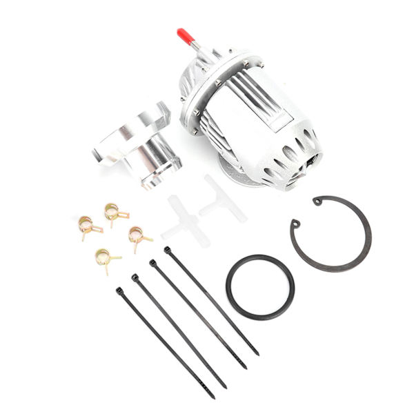 Universal Turbo Blow Off Valve Kit i Aluminium Legering - Bilmodificeringstilbehør