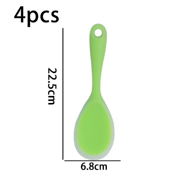 Silikon risskopa sked non stick värmebeständig kök