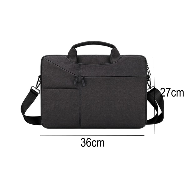 Laptop taske 13,3 tommer computer sleeve taske med skulderrem