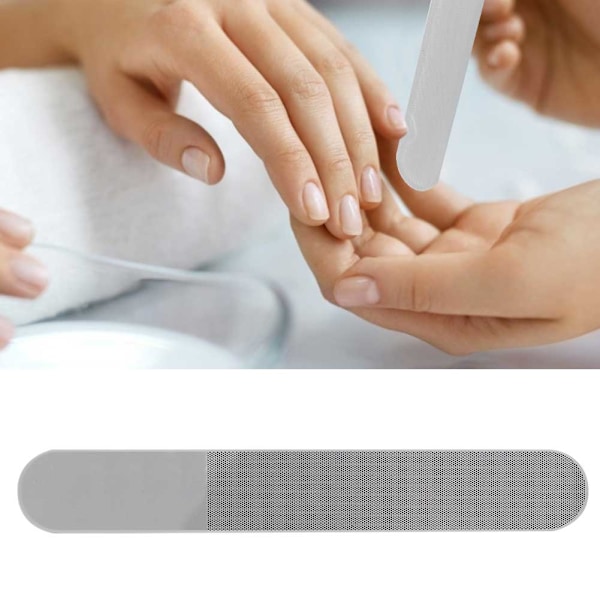 3 st nagelfil Nano glas nagelbuffer slipning polering remsa manikyrverktyg bågform