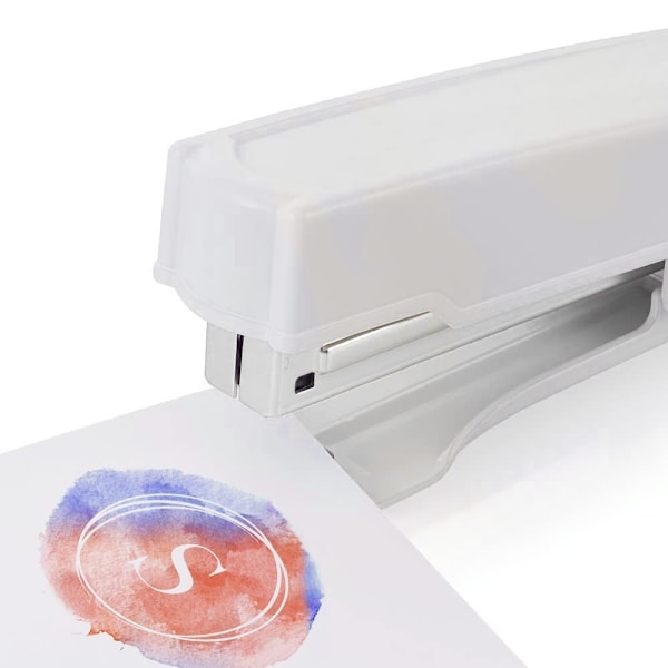 Klassisk skrivbordsstapler för tung användning, kapacitet 20 ark, bärbar
