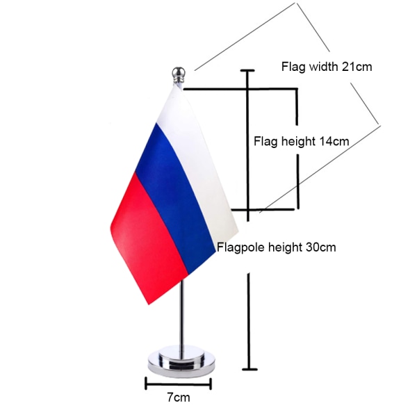 Bordflag, enkelt stang lille flag bord, bordpynt