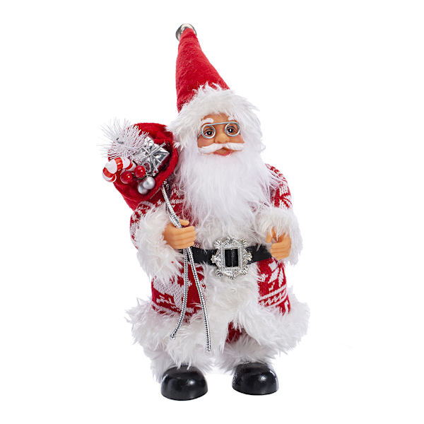 Seisova keinuva joulupukki nukke pehmolelu joululahja deco