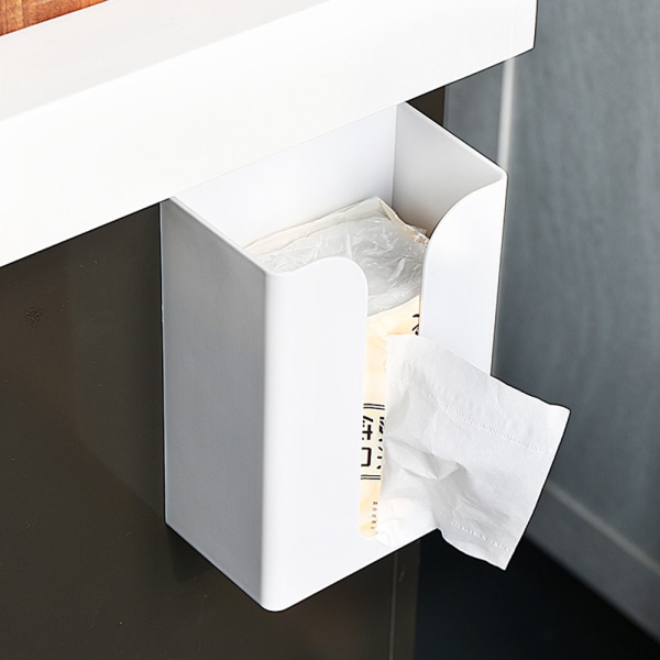 Kreativ toiletvæg - monteret tissueboks