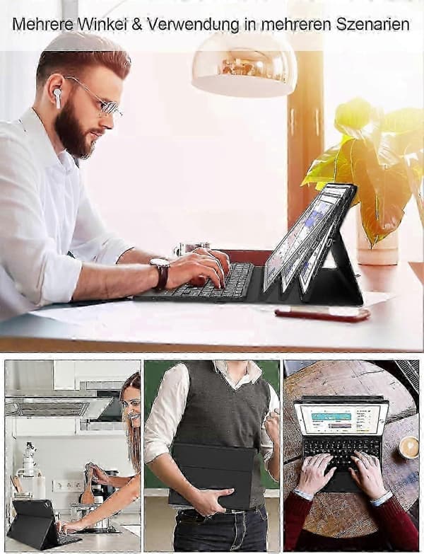 Keyboard for Tablet A9 Plus - Galaxy Tab A9 Plus Case with Keyboard, Magnetic Wireless Bluetooth Keyboard, Detachable