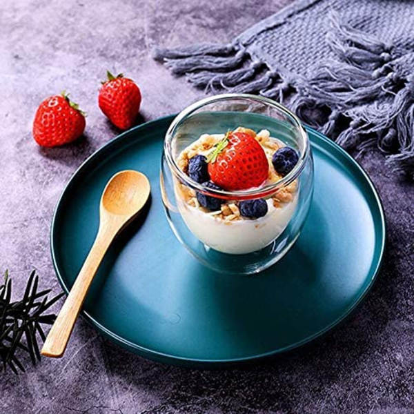 Hwagui - Sød kop Dobbelt væg glas krus, glas espresso kop,