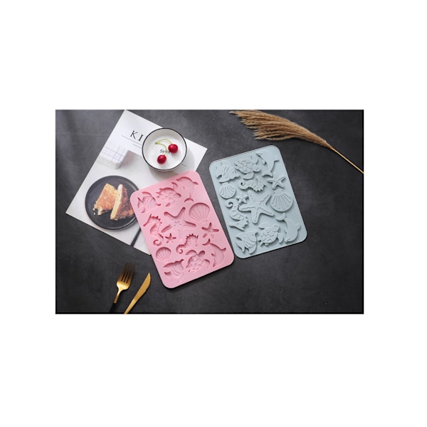 Gummy Candy Silikoneforme, Ocean Animal Jello Form Sæt af 4