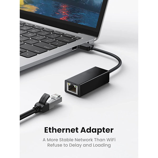 Ethernet-adapter USB 2.0 till 10 100 nätverk RJ45 LAN trådbunden