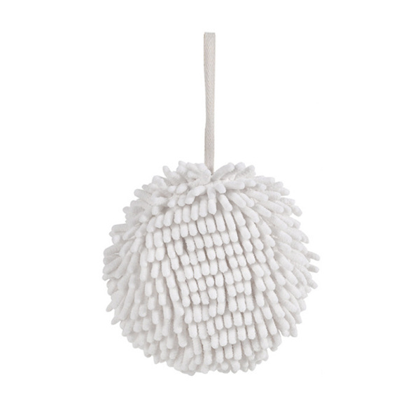 3-pack hängande chenille handduk boll snabb torkning handboll