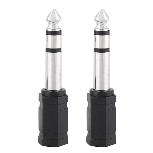 2 st 6,5 mm hane till 3,5 mm hona kontakt Audio Adapter Konverter F-36