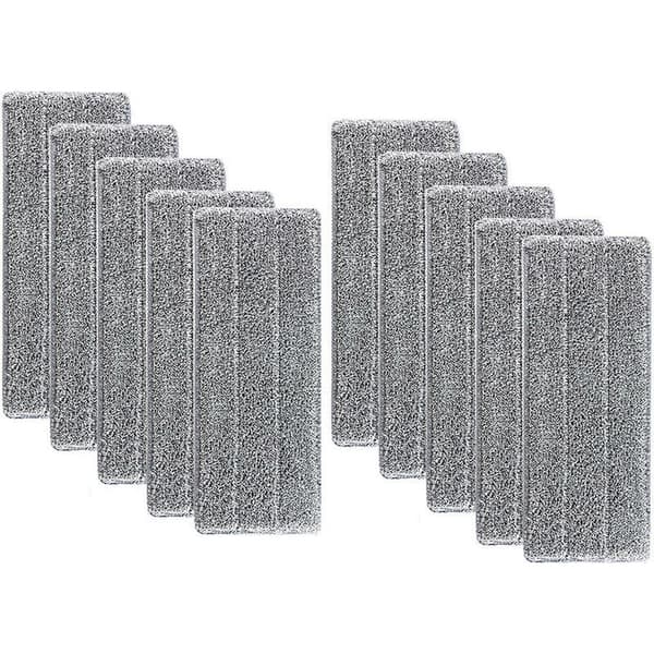 10 stk. mikrofibermoppehoder for gulvvasker, erstatningsrengjøringsdeksel, moppehode for flatmopp