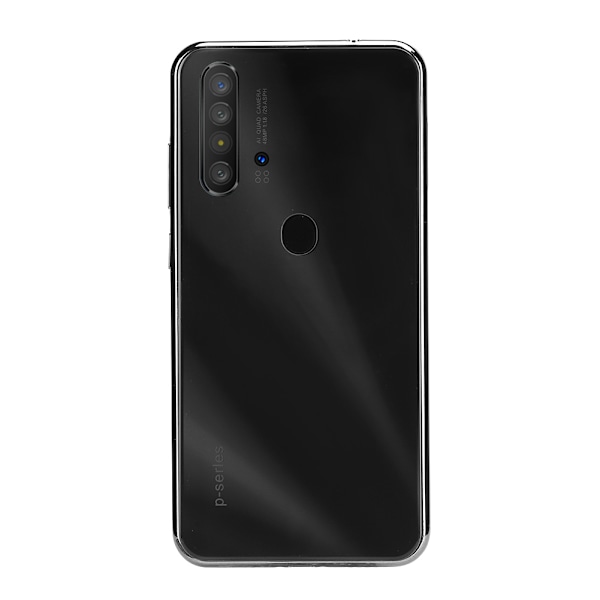 6,3 tums vattendroppsskärm 4+64G Dubbla SIM-kort 4000mAh Batteri Mobiltelefon Svart (100-240V) US