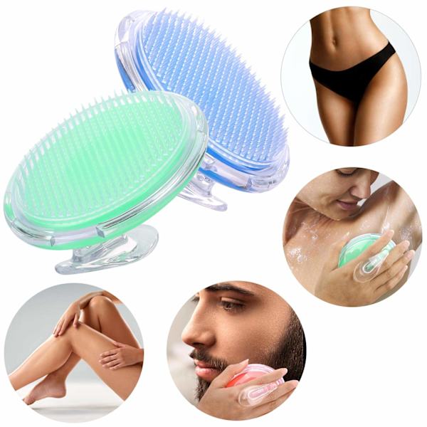 Tbestmax 3 st Exfolierande borste för inåtväxande hår, kropp