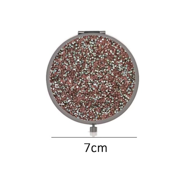 Spejl Kosmetisk Mini Mix Diamant Makeup Spejl Foldning Mini