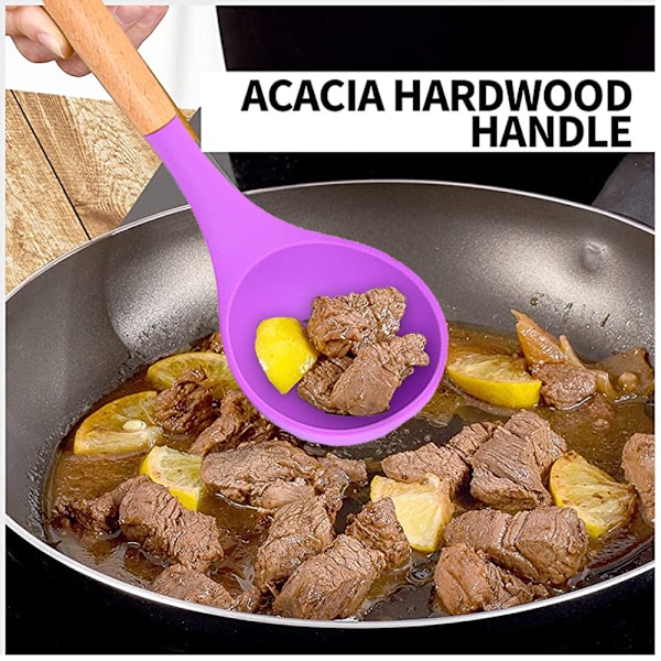 Kök Silikon Matlagningsredskap Set - 2 st Non-stick Värme