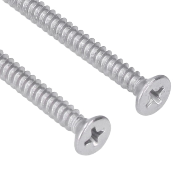 200 stk Selvborrende Skruer Korsforsenket Hode 410 Rustfritt Stål 50mm Nominell Lengde M4.2-18