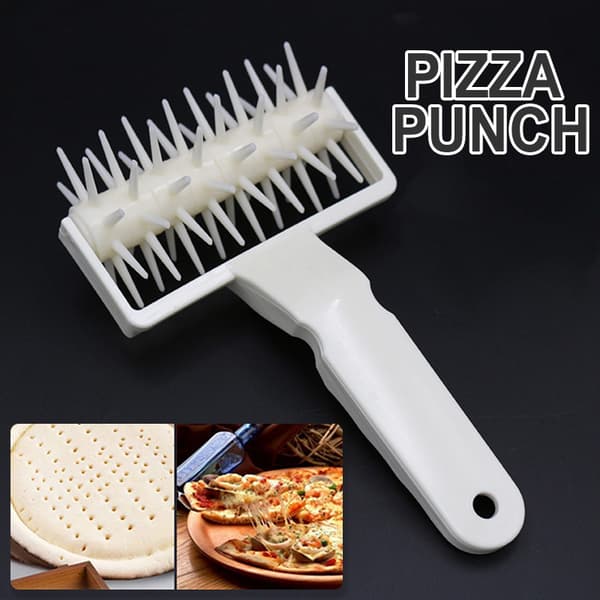 Baking Tools Pizza Dough Roller Pizza Hole Needle Wheel Biscuit Wheel Needle Suitable for Household Tools Home Kitchen Middle