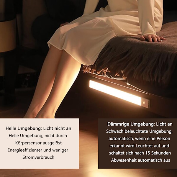 LED Under-Unit Lys Køkken Trådløs Kontinuerligt Dæmpbar