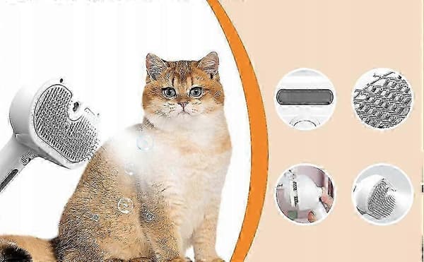 x Djur Katt Hund Ångborste Elektrisk För Hårvård