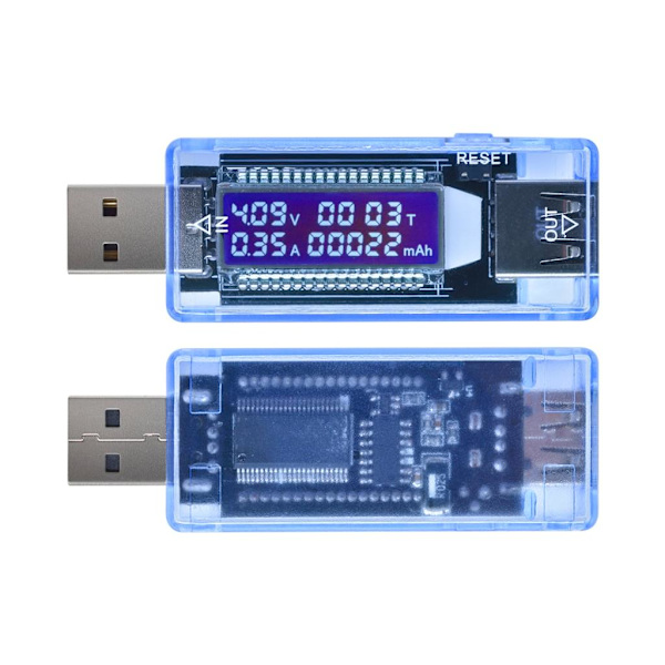 3 x USB-laddare Doctor Multimeter Laddare Detektor Strömförbrukning Meter Spänningsmätare Digital Voltmeter